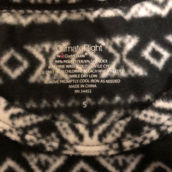 Women’s Flannel Cuddle Duds Top - Picture 3 of 4